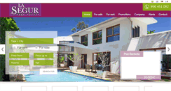 Desktop Screenshot of lasegur.com